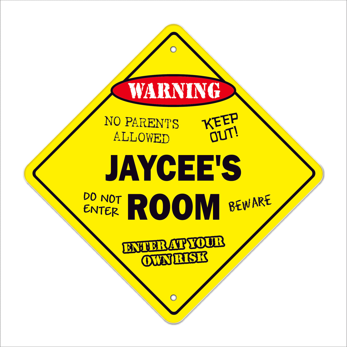 Jaycee's Room Sign