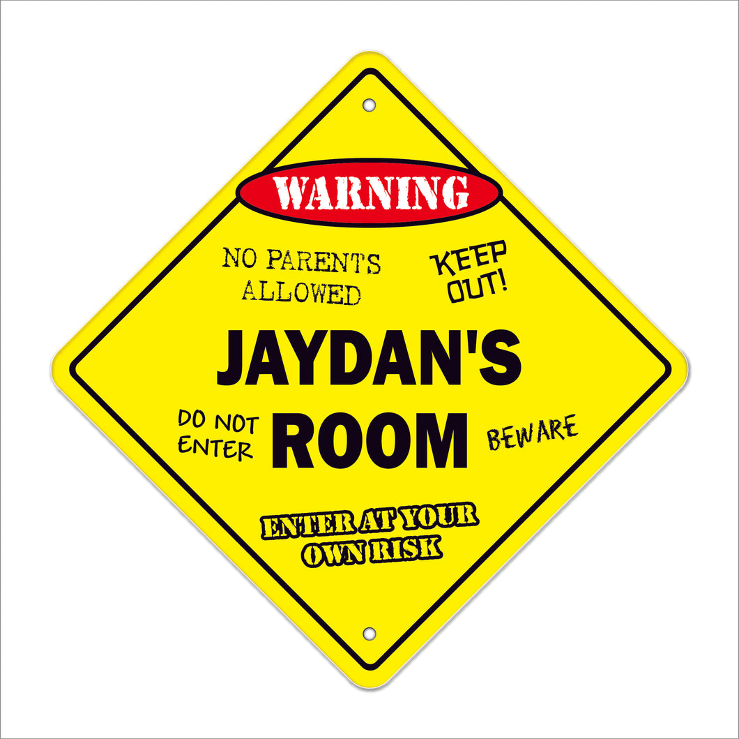 Jaydan's Room Sign