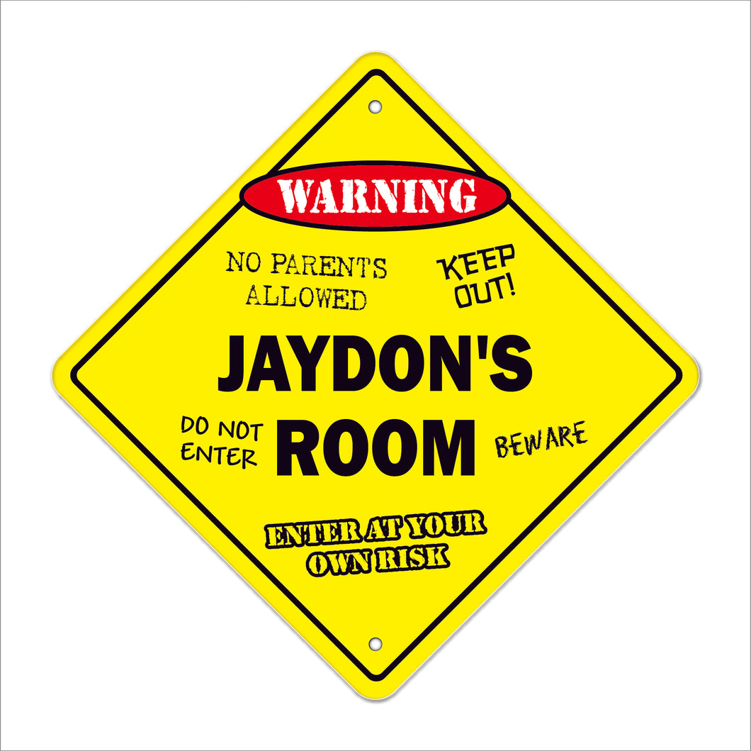 Jaydon's Room Sign