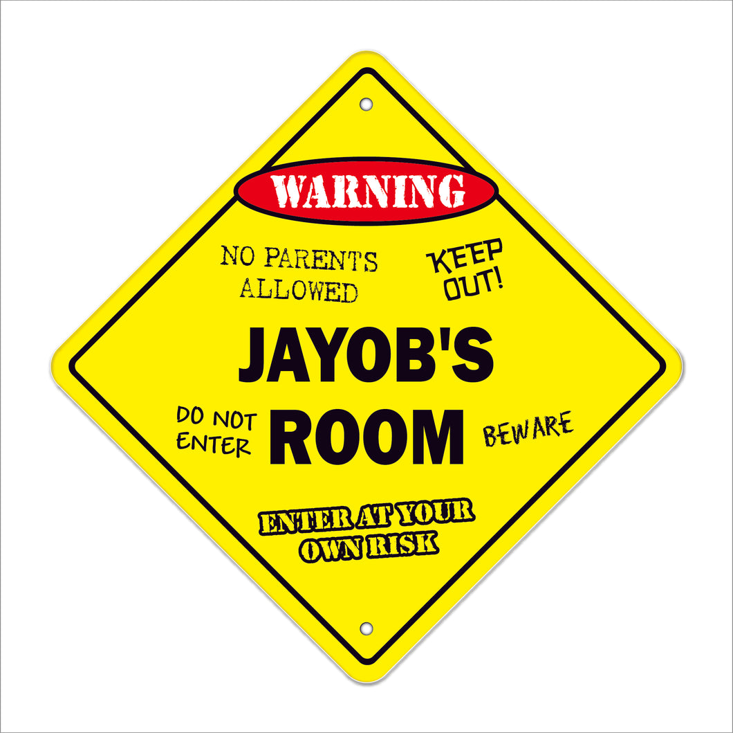 Jayob's Room Sign