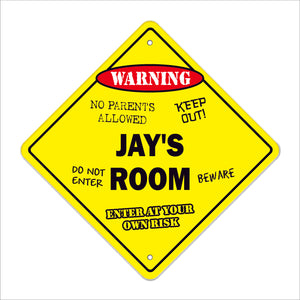 Jay's Room Sign