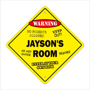 Jayson's Room Sign