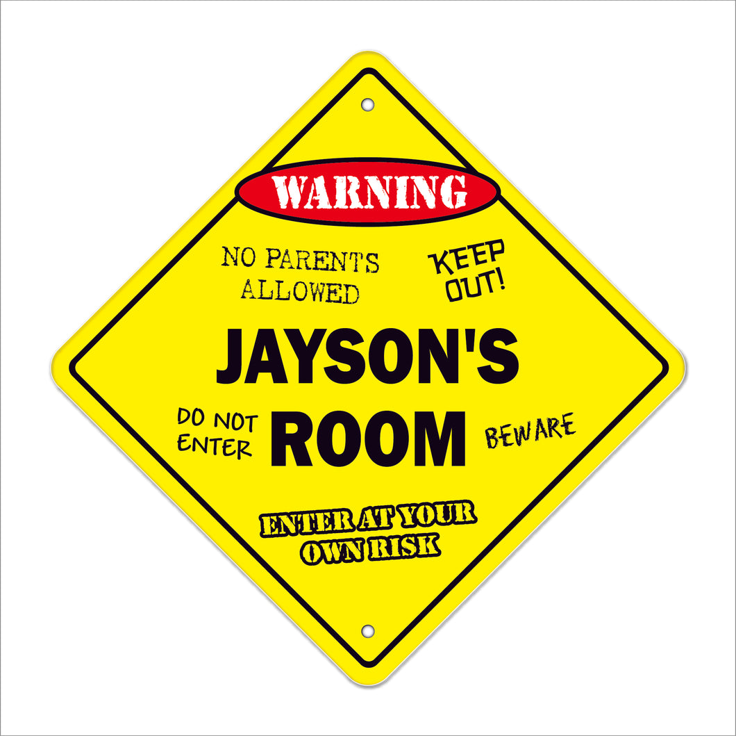 Jayson's Room Sign