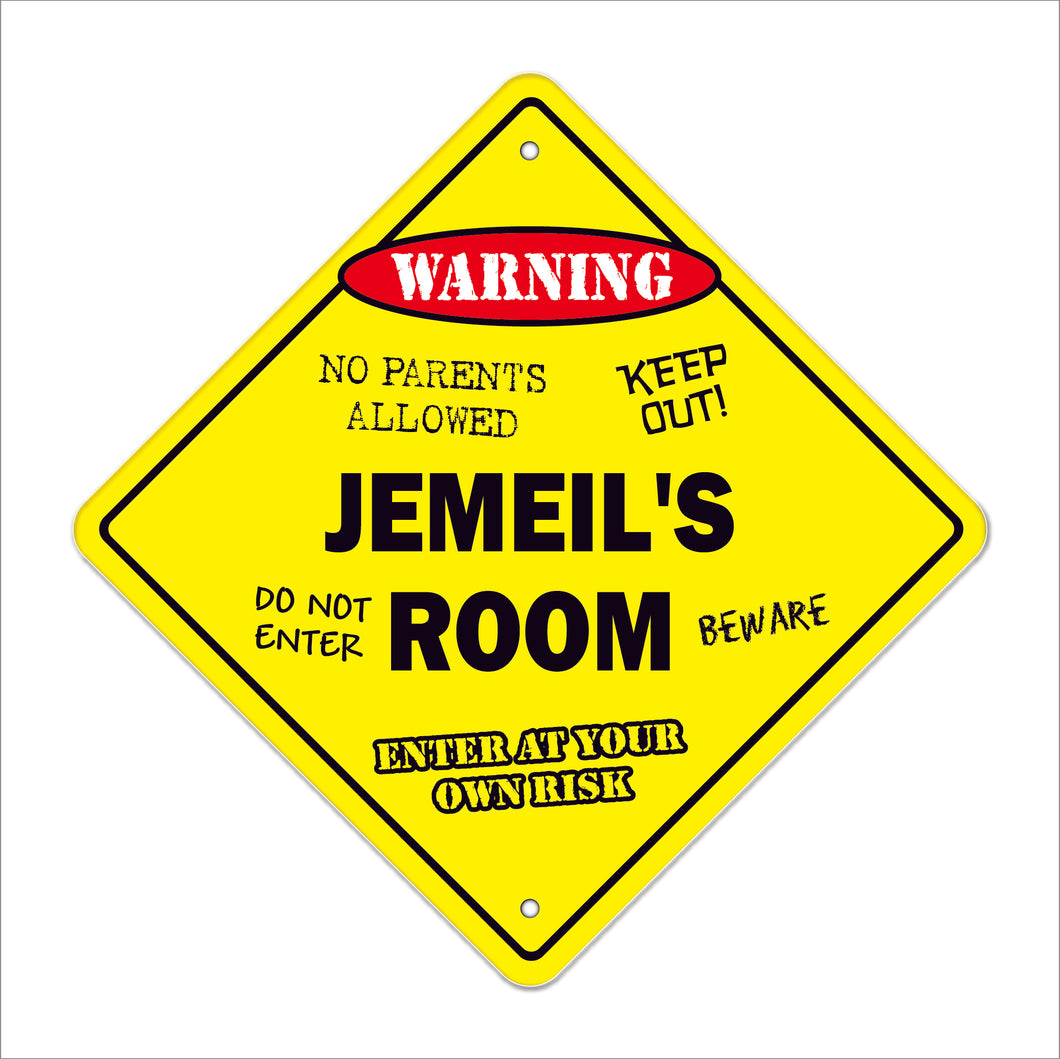 Jemeil's Room Sign