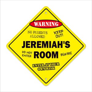 Jeremiah's Room Sign