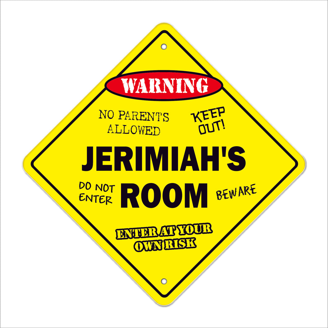 Jerimiah's Room Sign