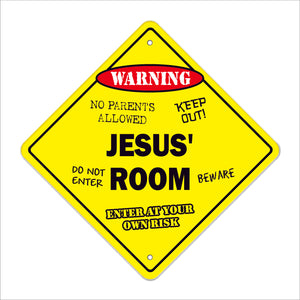 Jesus' Room Sign