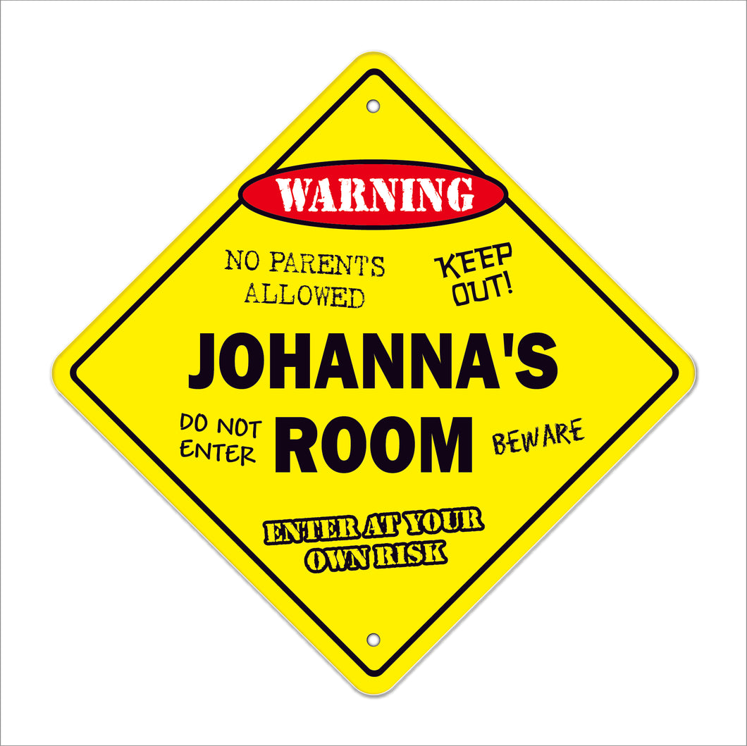 Johanna's Room Sign