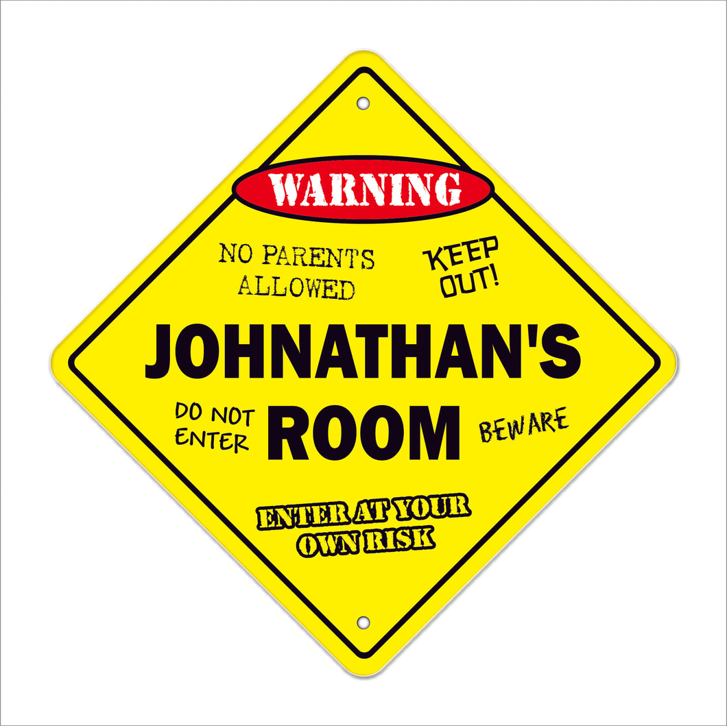 Johnathan's Room Sign