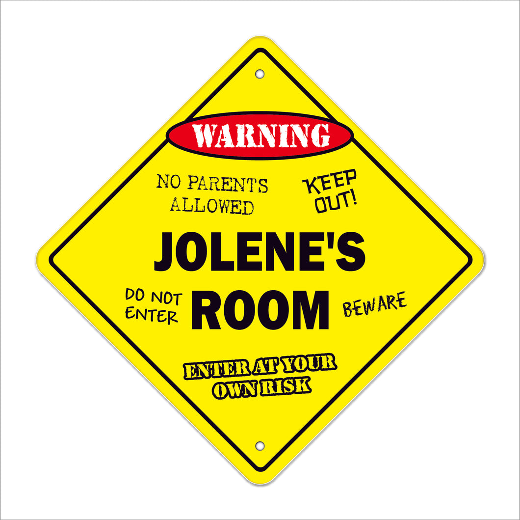 Jolene's Room Sign