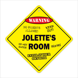 Jolette's Room Sign