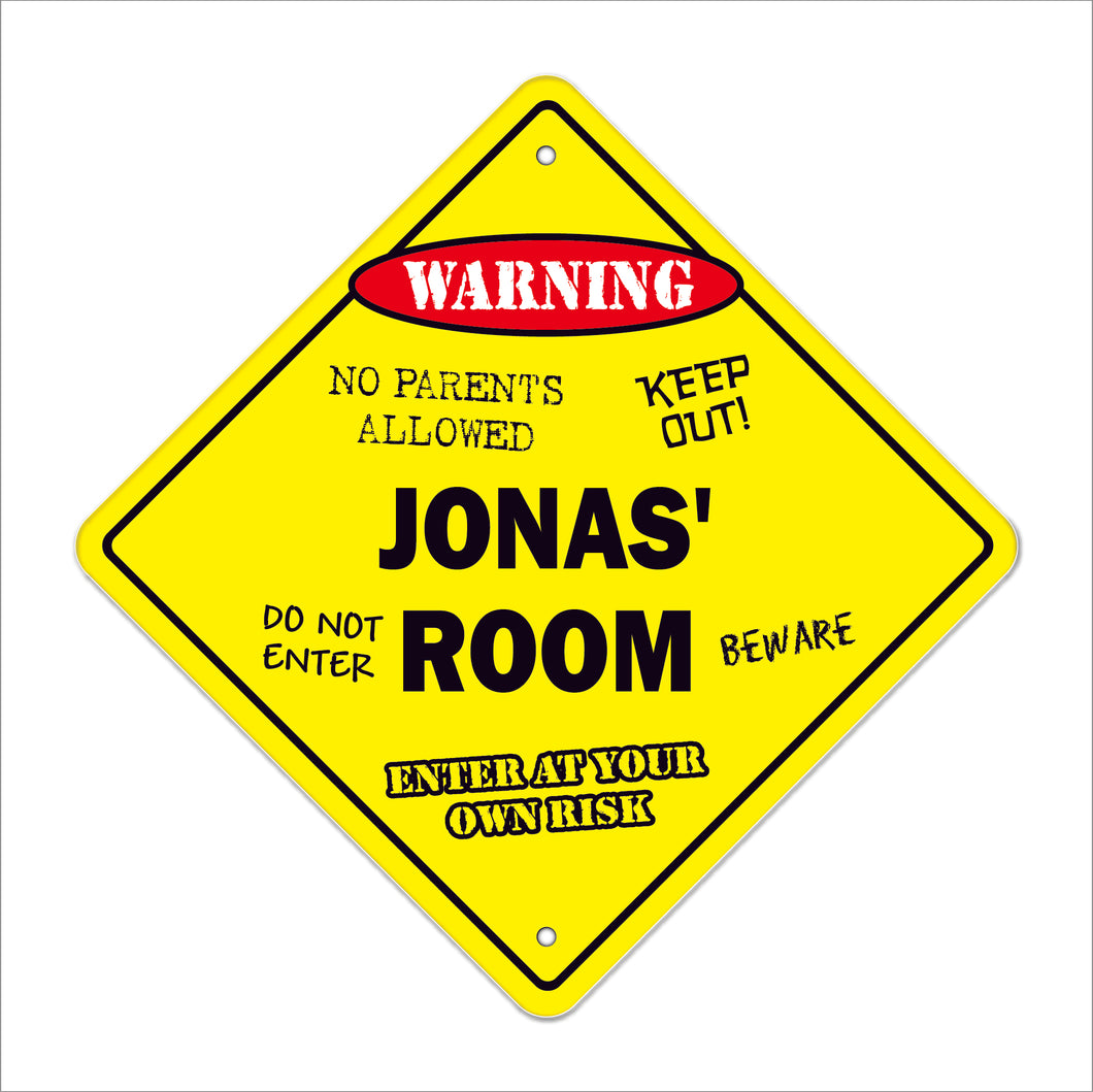 Jonas' Room Sign