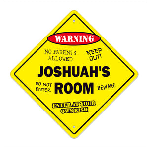 Joshuah's Room Sign