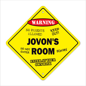 Jovon's Room Sign