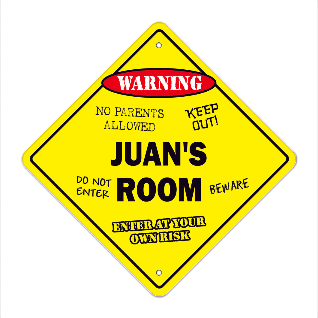 Juan's Room Sign