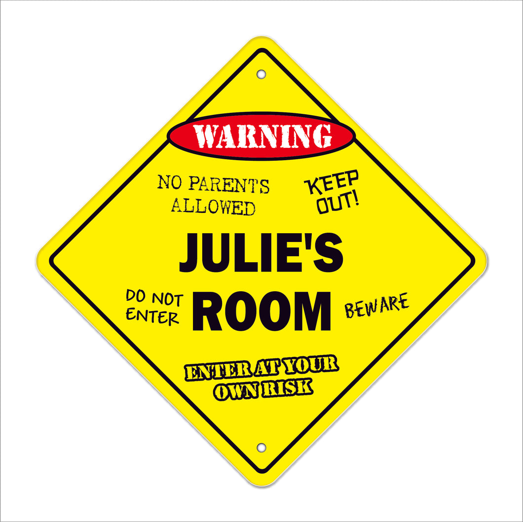 Julie's Room Sign