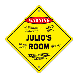 Julio's Room Sign