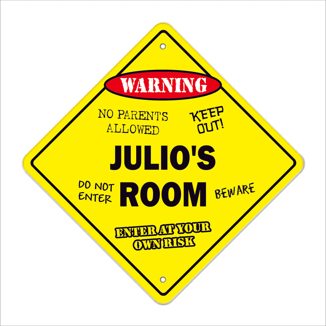 Julio's Room Sign