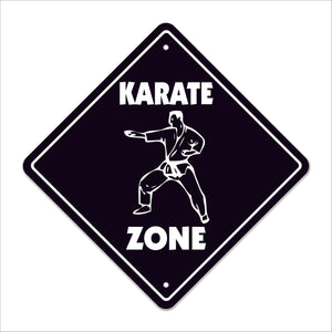 Karate Crossing Sign