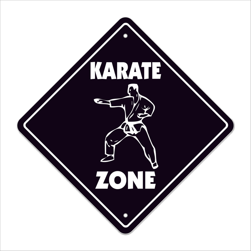 Karate Crossing Sign