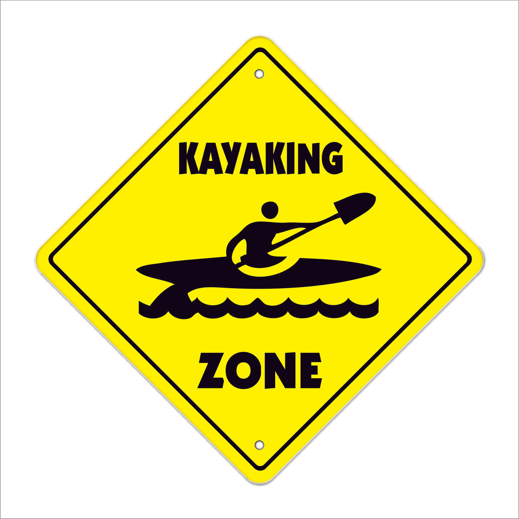 Kayaking Crossing Sign