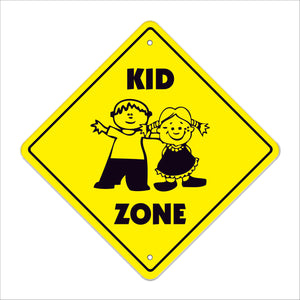 Kid Crossing Sign
