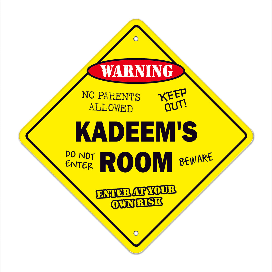 Kadeem's Room Sign