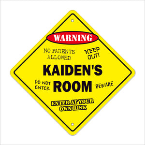 Kaiden's Room Sign