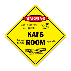 Kai's Room Sign