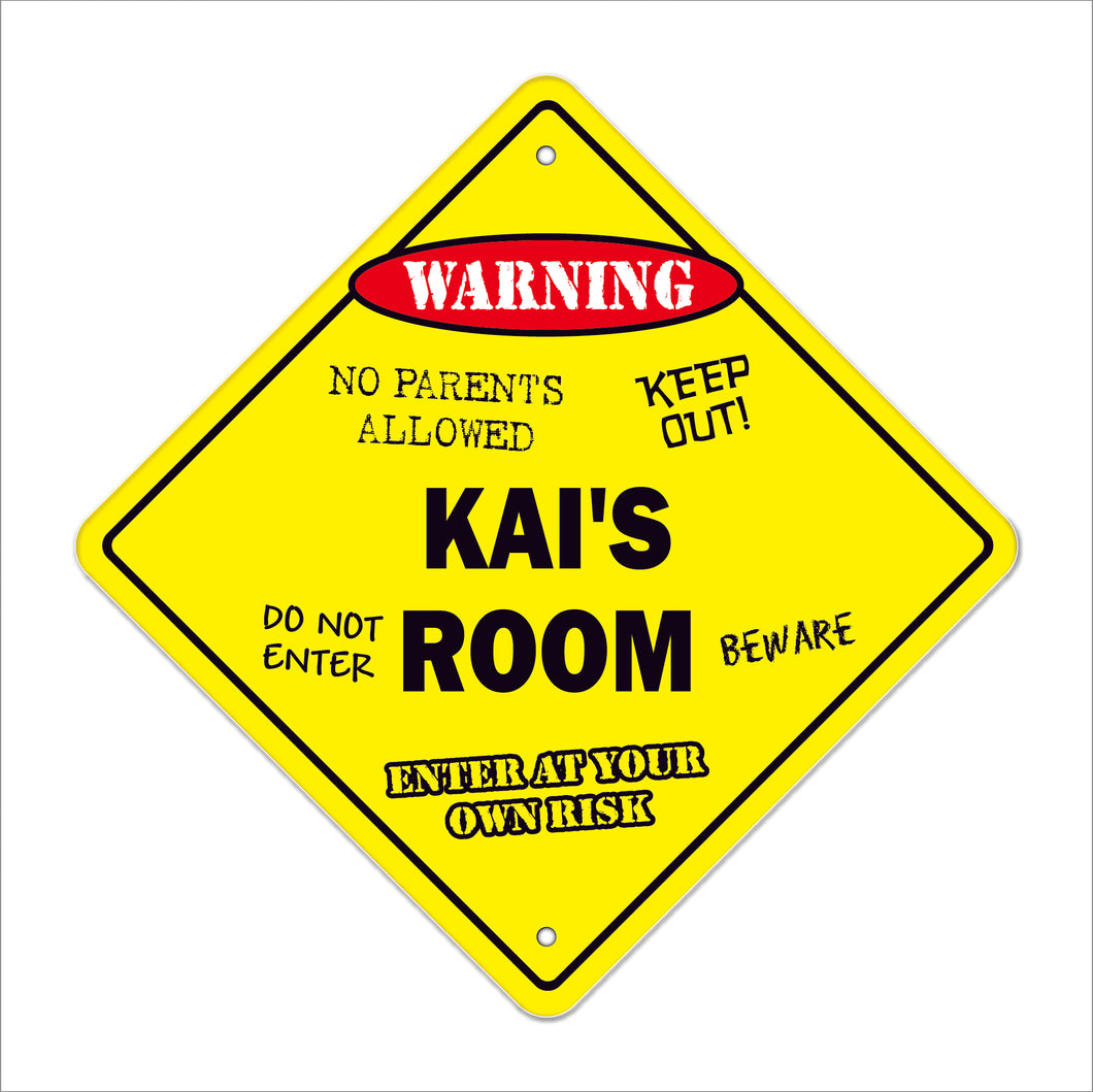 Kai's Room Sign