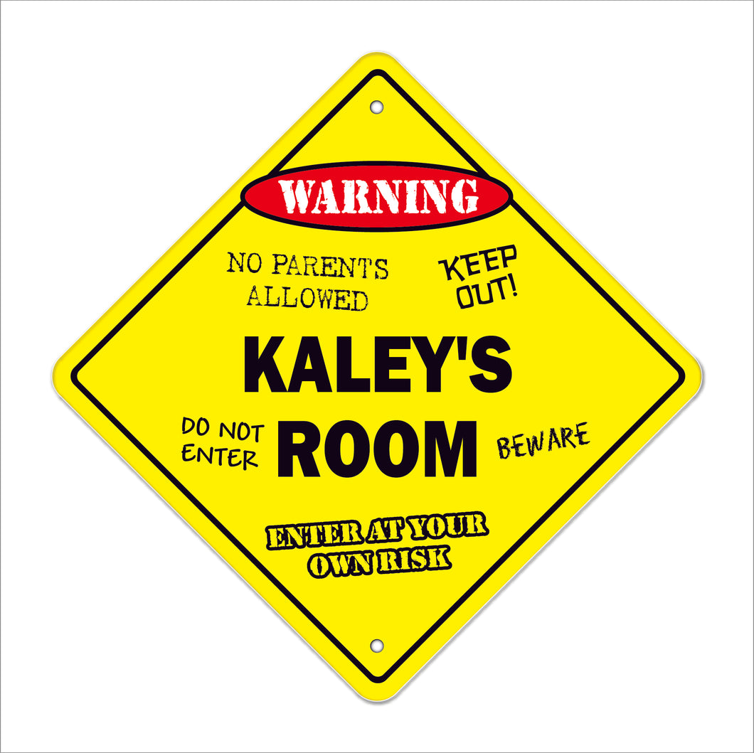 Kaley's Room Sign