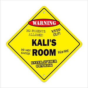 Kali's Room Sign