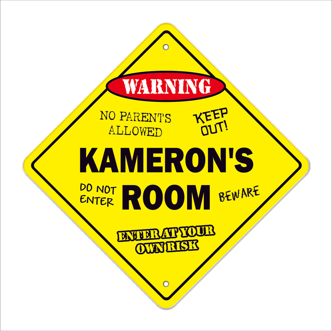 Kameron's Room Sign