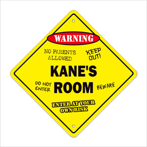 Kane's Room Sign