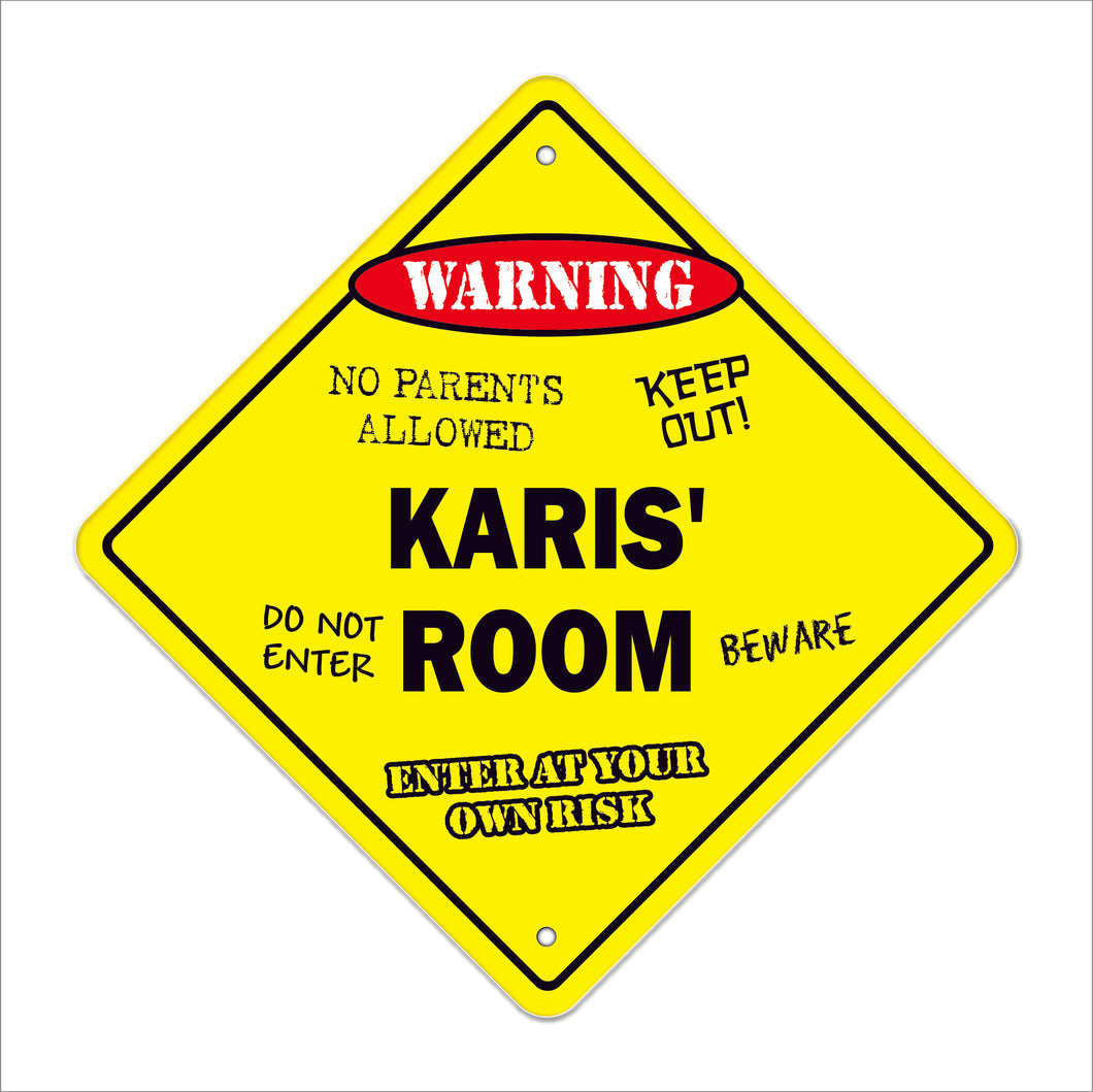 Karis' Room Sign