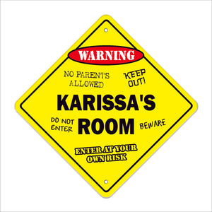 Karissa's Room Sign