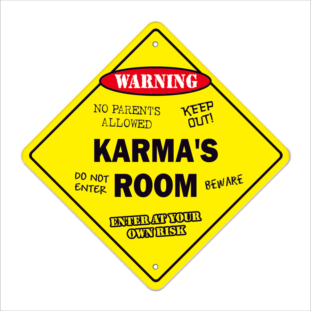 Karma's Room Sign