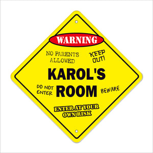 Karol's Room Sign