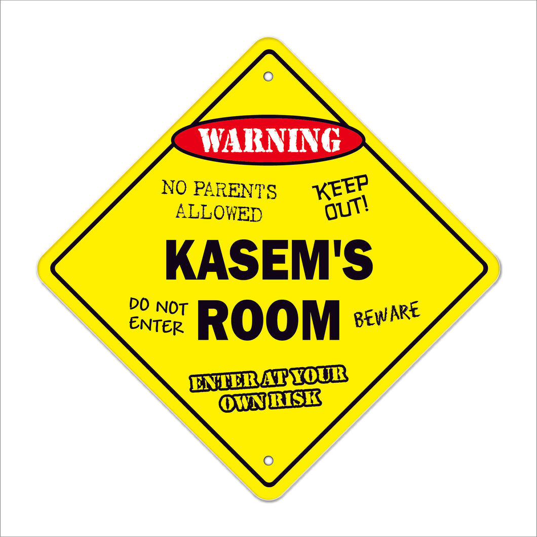 Kasem's Room Sign