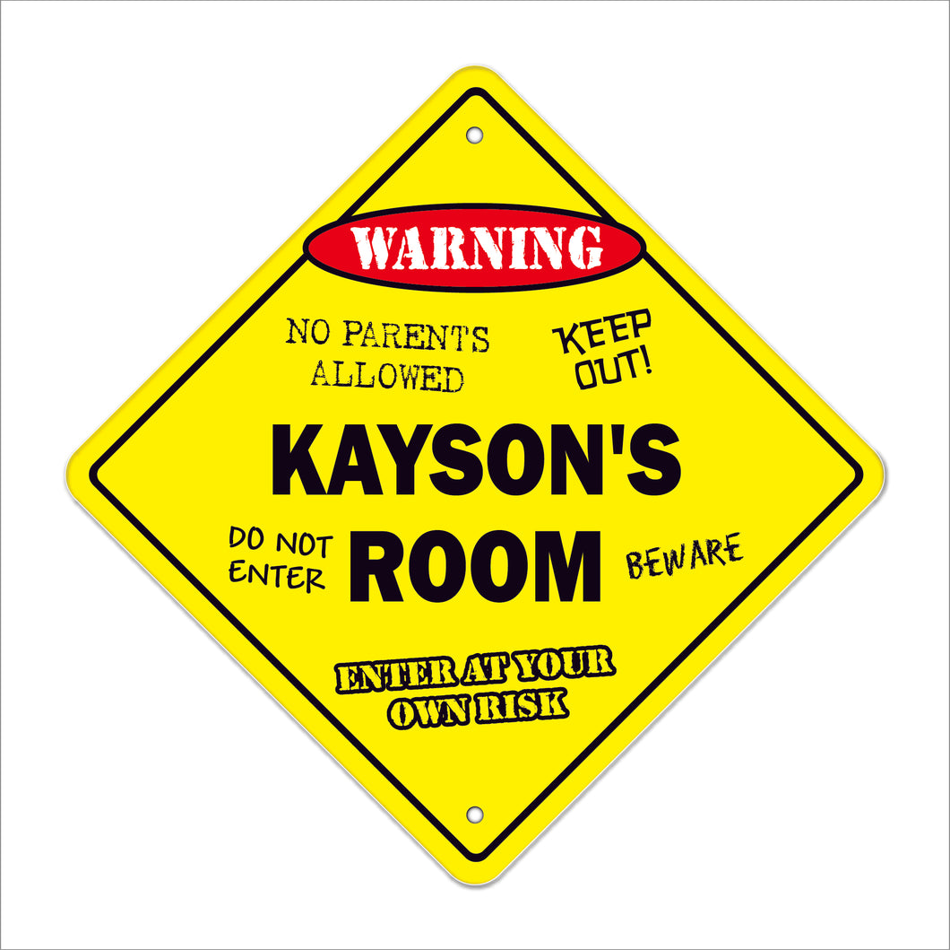 Kayson's Room Sign