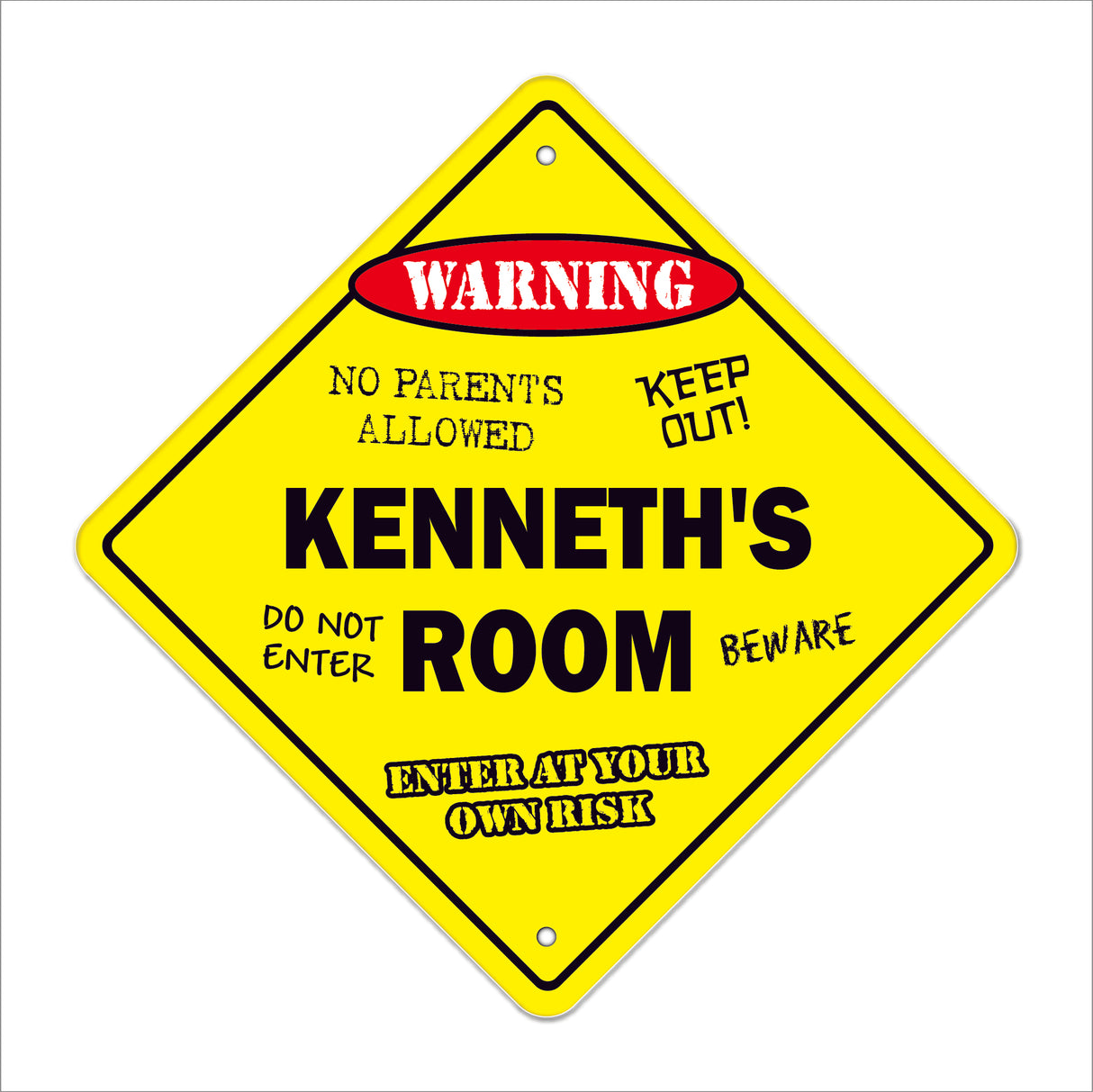 Kenneth's Room Sign