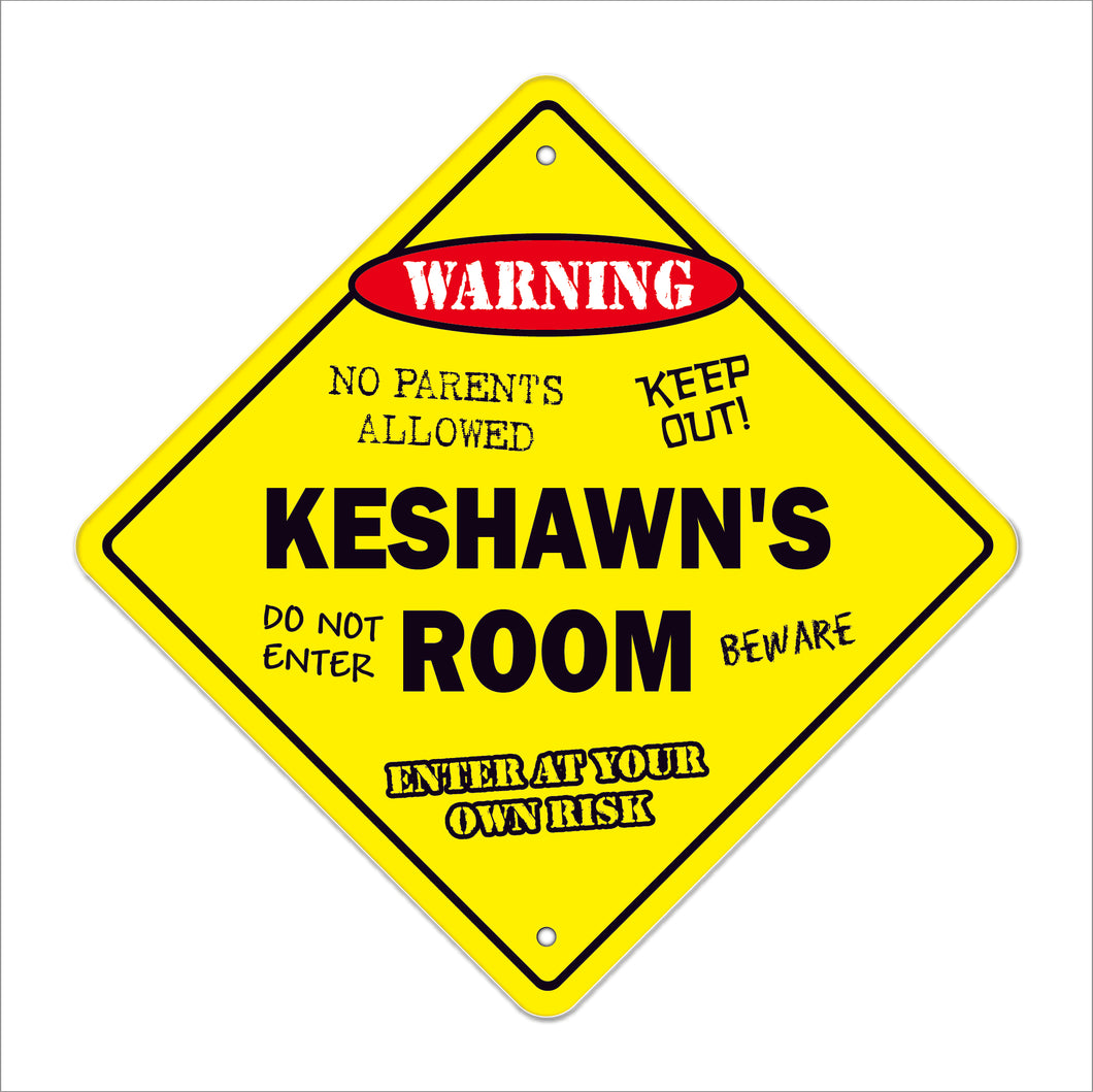 Keshawn's Room Sign