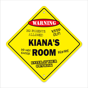 Kiana's Room Sign