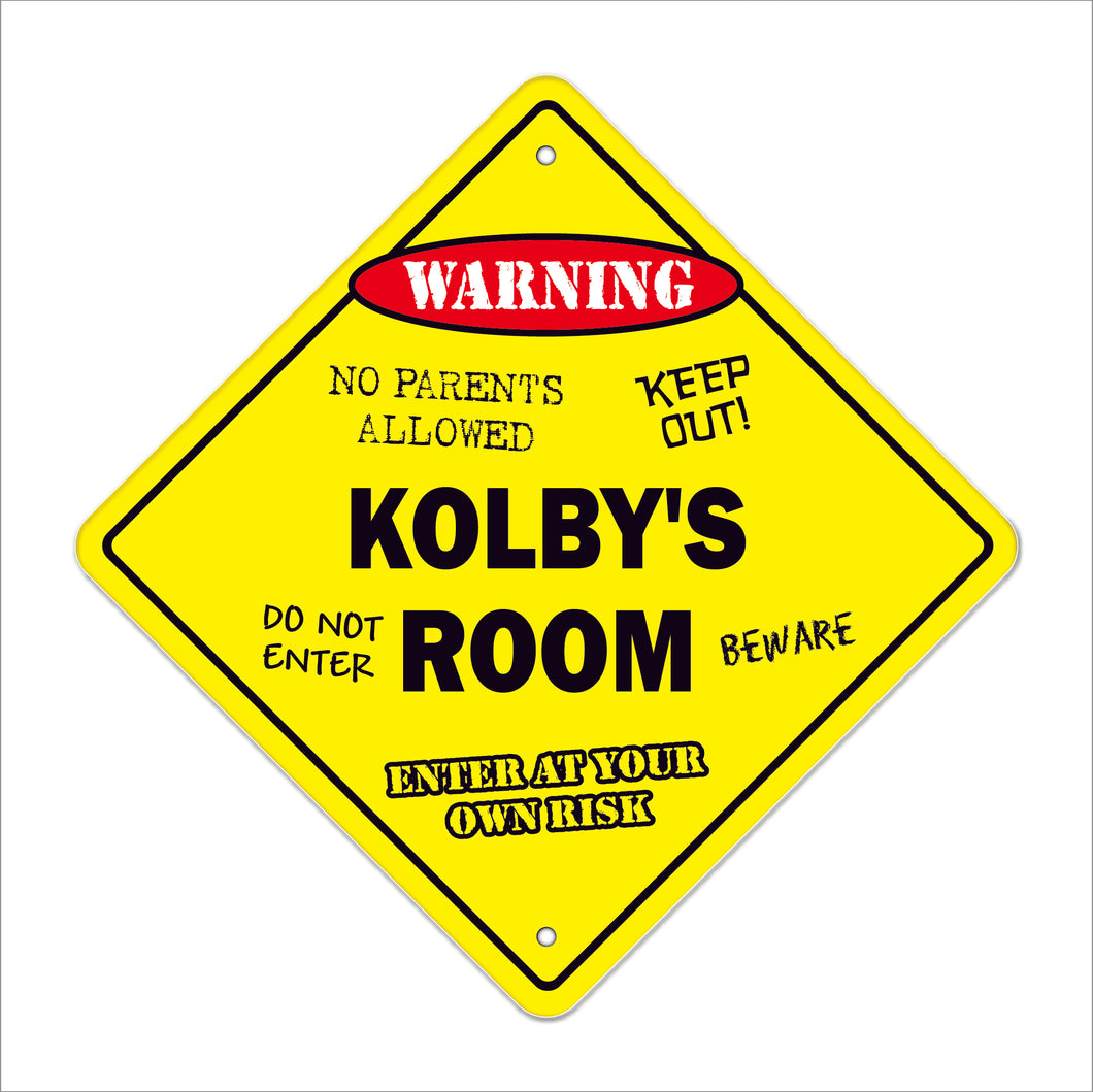 Kolby's Room Sign