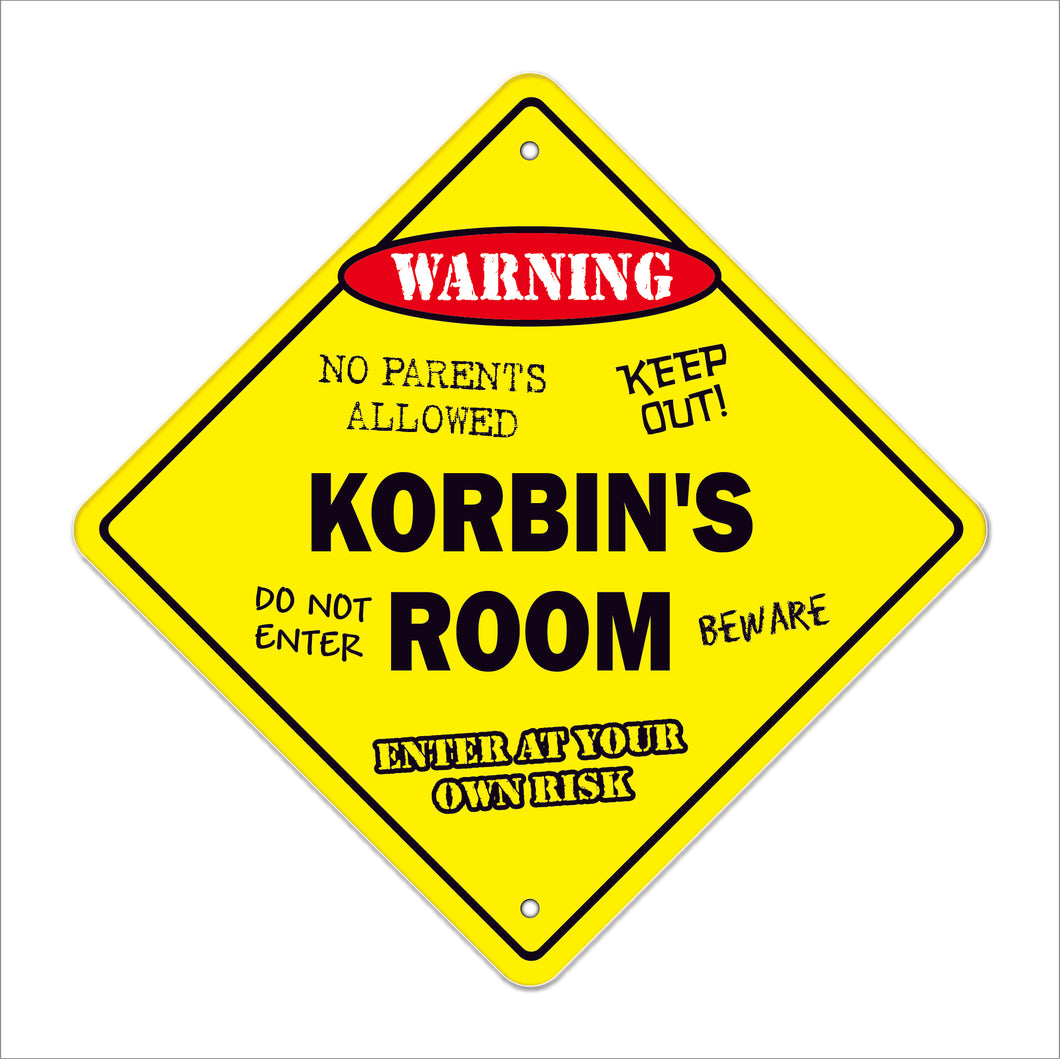 Korbin's Room Sign