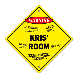 Kris' Room Sign