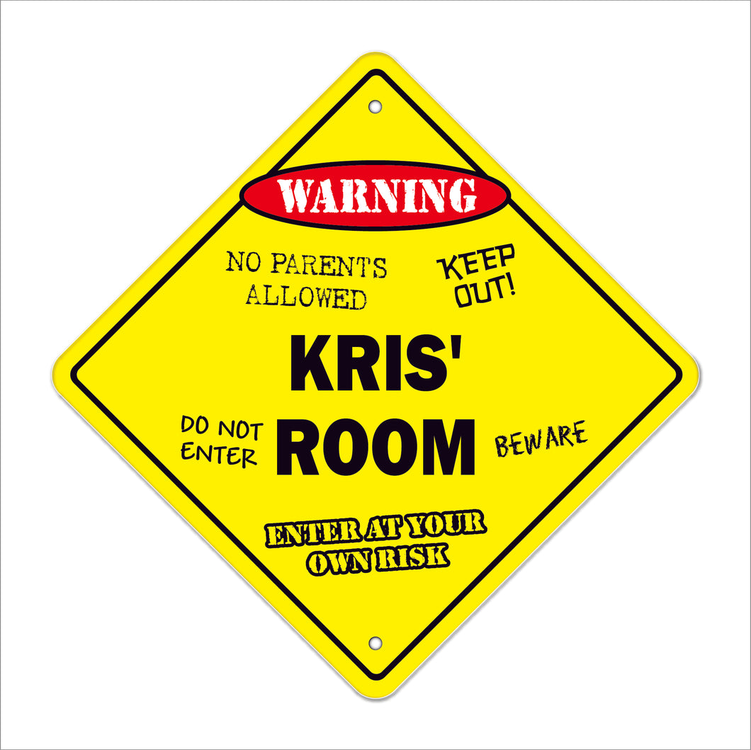 Kris' Room Sign