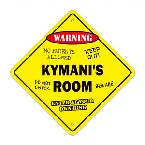 Kymani's Room Sign