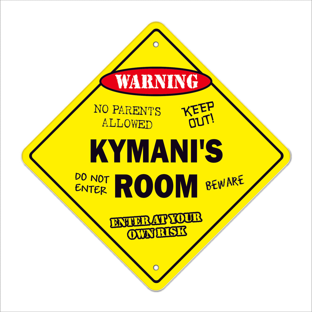 Kymani's Room Sign