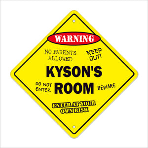 Kyson's Room Sign